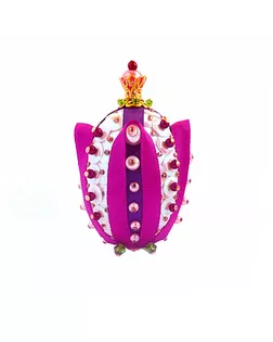 Набор для творчества декоративное яйцо "Тюльпан Великолепный" пурпурный арт. ГЕЛ-21185-1-ГЕЛ0124572