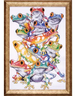 Набор для вышивания "Кучка лягушек" арт. ГЕЛ-21190-1-ГЕЛ0162918