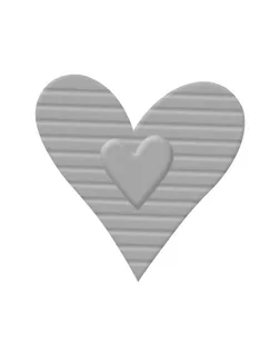 Дырокол с тиснением "Сердце с полосками" арт. ГЕЛ-23552-1-ГЕЛ0127777