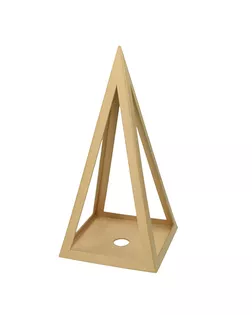 Подставка для свечи "Пирамида" из папье-маше арт. ГЕЛ-23775-1-ГЕЛ0128535