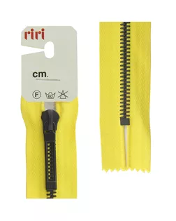 Молнии riri звено BI, слайдер STAB, неразъёмная карманная, 6 мм, 18 см, цвет 2304, желтый арт. ГЕЛ-24061-1-ГЕЛ0137618