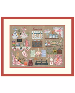 Набор для вышивания:"ACCESSOIRES LA CUISINE" (Аксессуары "Кухня") арт. ГЕЛ-27028-1-ГЕЛ0163899