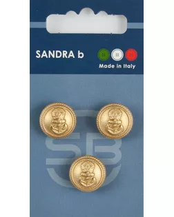 Пуговицы Sandra 24L д.1,5см (3шт) арт. ГЕЛ-28837-1-ГЕЛ0160773