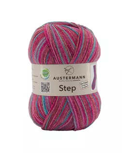 Пряжа Step, 75% шерсть, 25% полиамид, 420 м, 100 г арт. ГЕЛ-29201-1-ГЕЛ0116806
