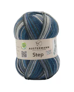 Пряжа Step, 75% шерсть, 25% полиамид, 420 м, 100 г арт. ГЕЛ-29230-1-ГЕЛ0116804