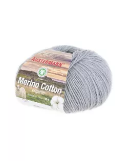 Пряжа Merino Cotton organic, 55% шерсть, 45% хлопок, 50 г, 230 м арт. ГЕЛ-32095-1-ГЕЛ0135987