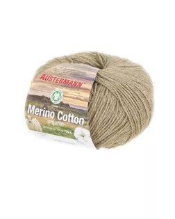 Пряжа Merino Cotton organic, 55% шерсть, 45% хлопок, 50 г, 230 м арт. ГЕЛ-32110-1-ГЕЛ0136085