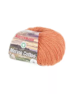 Пряжа Merino Cotton organic, 55% шерсть, 45% хлопок, 50 г, 230 м арт. ГЕЛ-32126-1-ГЕЛ0135984