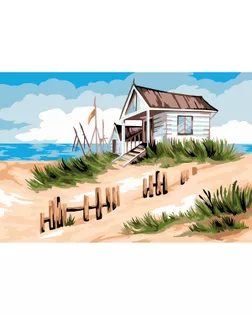 "ФРЕЯ" PNB/PS-093 Набор для раскрашивания по номерам 30 х 20 см "Рыбацкий домик" арт. ГММ-111981-1-ГММ090744863654