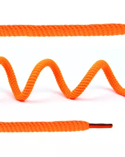 Шнурки TBY круглые 05мм длина 130 см цв.флуор.оранжевый уп.10шт арт. МГ-125032-1-МГ1003705
