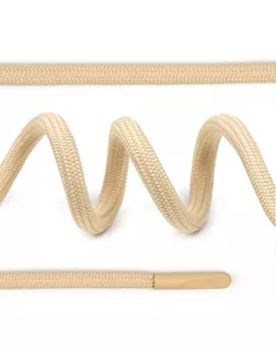 Шнурки круглые полиэфир 4 мм цв. песочный S180 7290-0036, длина 130 см, упак. 50 шт арт. МГ-122867-1-МГ1008480