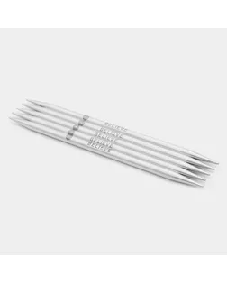 36011 Knit Pro Спицы чулочные Mindful 5мм/15см, нержавеющая сталь, серебристый, 5шт арт. МГ-122330-1-МГ1031093