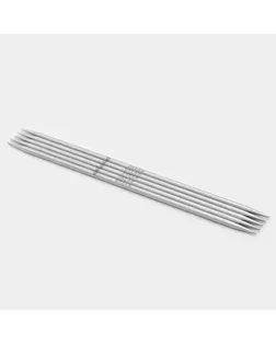 36035 Knit Pro Спицы чулочные Mindful 8мм/20см, нержавеющая сталь, серебристый, 5шт арт. МГ-122413-1-МГ1031259