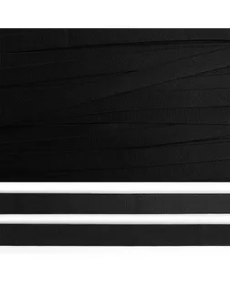 Резинка TBY бельевая (для бретелей) 10мм цв.F322 черный уп.23м арт. МГ-125043-1-МГ1036407