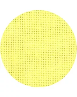 Канва для вышивания средняя №563 (464) (10смх55кл) (100%Хл) шир.150 см цв.желтый уп.5м арт. МГ-130784-1-МГ1037076