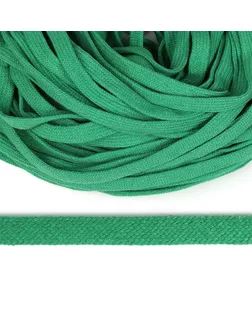 Шнур плоский х/б 10мм классическое плетение цв.018 св.зеленый уп.50 м арт. МГ-125901-1-МГ1038757