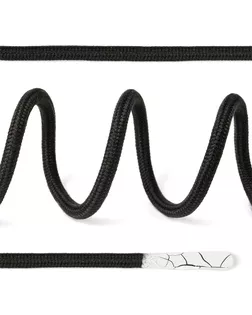 Шнурки TBY круглые 4мм длина 130 см цв.черный уп.10шт арт. МГ-125203-1-МГ1040157