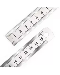 Линейка стальная Maxwell 15 см, 0.32 мм ПВХ чехол арт. МГ-134359-1-МГ1040673