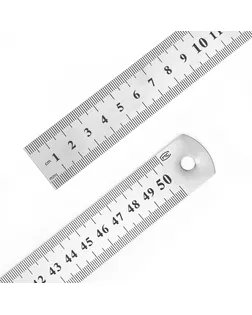 Линейка стальная Maxwell 50 см, 0.7 мм ПВХ чехол арт. МГ-134361-1-МГ1040677