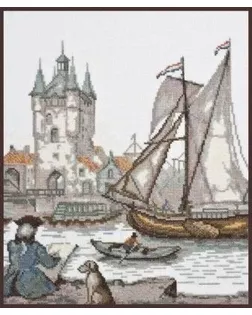 Набор для вышивания ПАЛИТРА Голландский художник 23х26 см арт. МГ-15865-1-МГ0159699