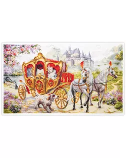 Набор для вышивания ЧУДЕСНАЯ ИГЛА PREMIUM Тайное свидание 47х27 см арт. МГ-132267-1-МГ1680835