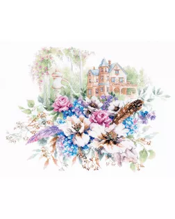 Набор для вышивания ЧУДЕСНАЯ ИГЛА Загадочный замок 38х30 см арт. МГ-132646-1-МГ1684876