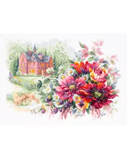 Набор для вышивания ЧУДЕСНАЯ ИГЛА Замок у леса 38х27 см арт. МГ-132648-1-МГ1684880