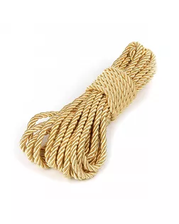 Шнур витой мебельный 10мм цв.золото 6351, уп.10м арт. МГ-133886-1-МГ1689219
