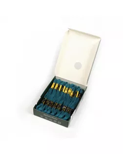 Нитки мулине цв.3410 зеленый 24х8м С-Пб арт. МГ-133563-1-МГ1691117