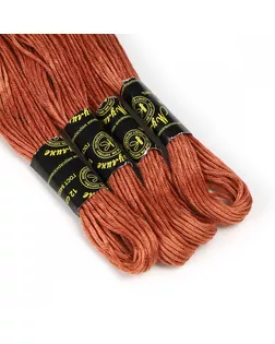 Нитки мулине цв.6306 коричневый 24х8м С-Пб арт. МГ-133683-1-МГ1693124