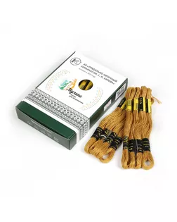 Нитки мулине цв.5002 св.хаки 24х8м С-Пб арт. МГ-133729-1-МГ1694470