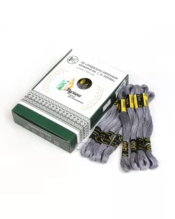 Нитки мулине цв.7004 серо-голубой 24х8м С-Пб арт. МГ-133736-1-МГ1694484