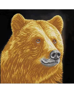 Рисунок на ткани КОНЁК Хозяин тайги 40х40 см арт. МГ-133811-1-МГ1695656