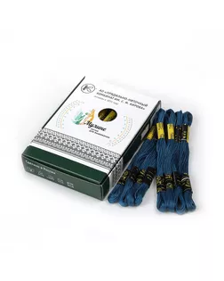 Нитки мулине цв.8314 т.синий 24х8м С-Пб арт. МГ-133980-1-МГ1697421