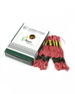 Нитки мулине цв.5605 т.розовый 24х8м С-Пб арт. МГ-134048-1-МГ1700263