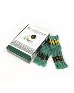 Нитки мулине цв.9278 зеленый 24х8м С-Пб арт. МГ-134087-1-МГ1700712