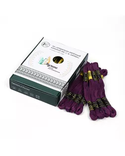 Нитки мулине цв.2005 фиолетовый 24х8м С-Пб арт. МГ-134272-1-МГ1701630