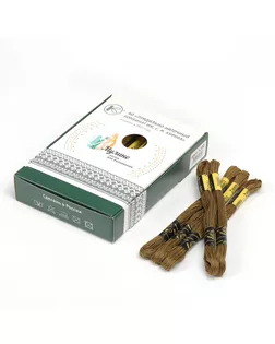 Нитки мулине цв.5204 хаки 24х8м С-Пб арт. МГ-134463-1-МГ1706600