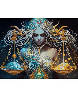 Рисунок на ткани КОНЁК Весы 35х45 см арт. МГ-134488-1-МГ1707924