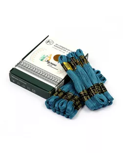 Нитки мулине цв.3304 бирюзовый 24х8м С-Пб арт. МГ-134557-1-МГ1708928