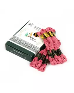 Нитки мулине цв.9240 т.розовый 24х8м С-Пб арт. МГ-134607-1-МГ1709667