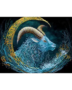 Рисунок на ткани КОНЁК Козерог 35х45 см арт. МГ-134574-1-МГ1710119