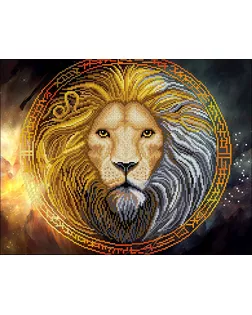 Рисунок на ткани КОНЁК Лев 35х45 см арт. МГ-134578-1-МГ1710127