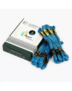 Нитки мулине цв.3306 мор.волна 24х8м С-Пб арт. МГ-134624-1-МГ1710266