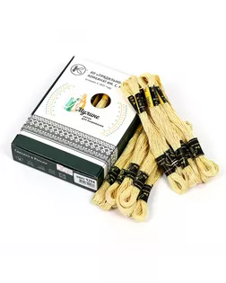 Нитки мулине цв.9294 желто-зеленый 24х8м С-Пб арт. МГ-134628-1-МГ1710274