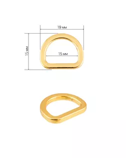 Полукольцо металл TBY-21501 ш.1,5см арт. МГ-102749-1-МГ0803854