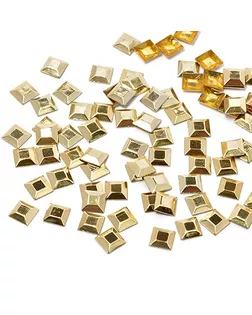 Стразы IDEAL термоклеевые металл 4х4 мм цв.золото уп.1400шт арт. МГ-123594-1-МГ0182020