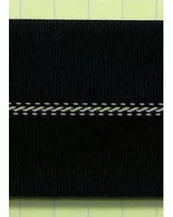 Корсаж брючный 5с-616 ш.5,2см цв.черный/белый 50м арт. МГ-2201-1-МГ0196429