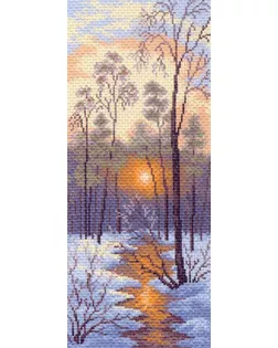 Рисунок на канве МАТРЕНИН ПОСАД - 1204 Зимний закат арт. МГ-26619-1-МГ0209424