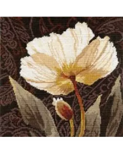 Купить Вышивка Набор для вышивания АЛИСА Белые цветы. Залитый светом 25х25 см арт. МГ-26969-1-МГ0210422 оптом в Караганде